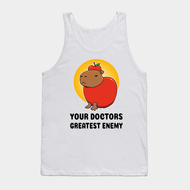 Your doctors greatest enemy Capybara Tank Top by capydays